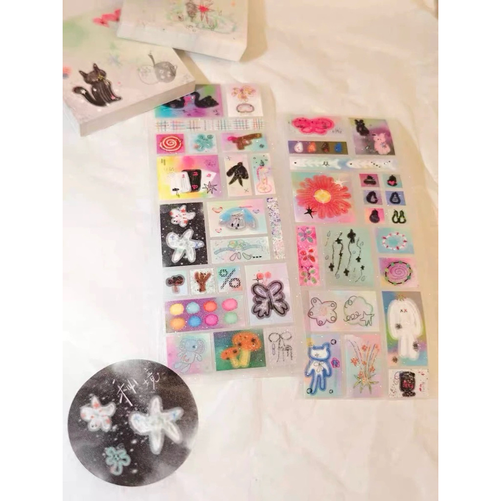 

Stiker Lucu Autumn Style Gliter | Stiker Dekorasi Journaling / Diary