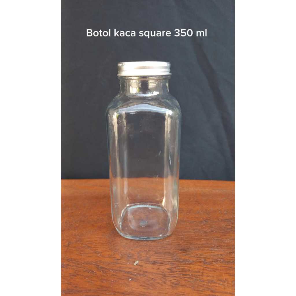 

BOTOL KACA SQUARE 350 ML