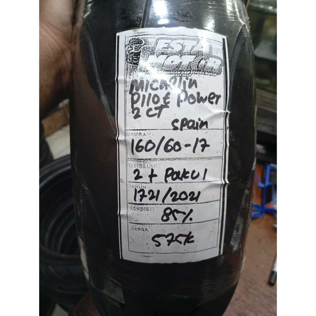 BAN COPOTAN MICHELIN PILOT POWER RING 17 UKURAN 160 60 17 KODE1721