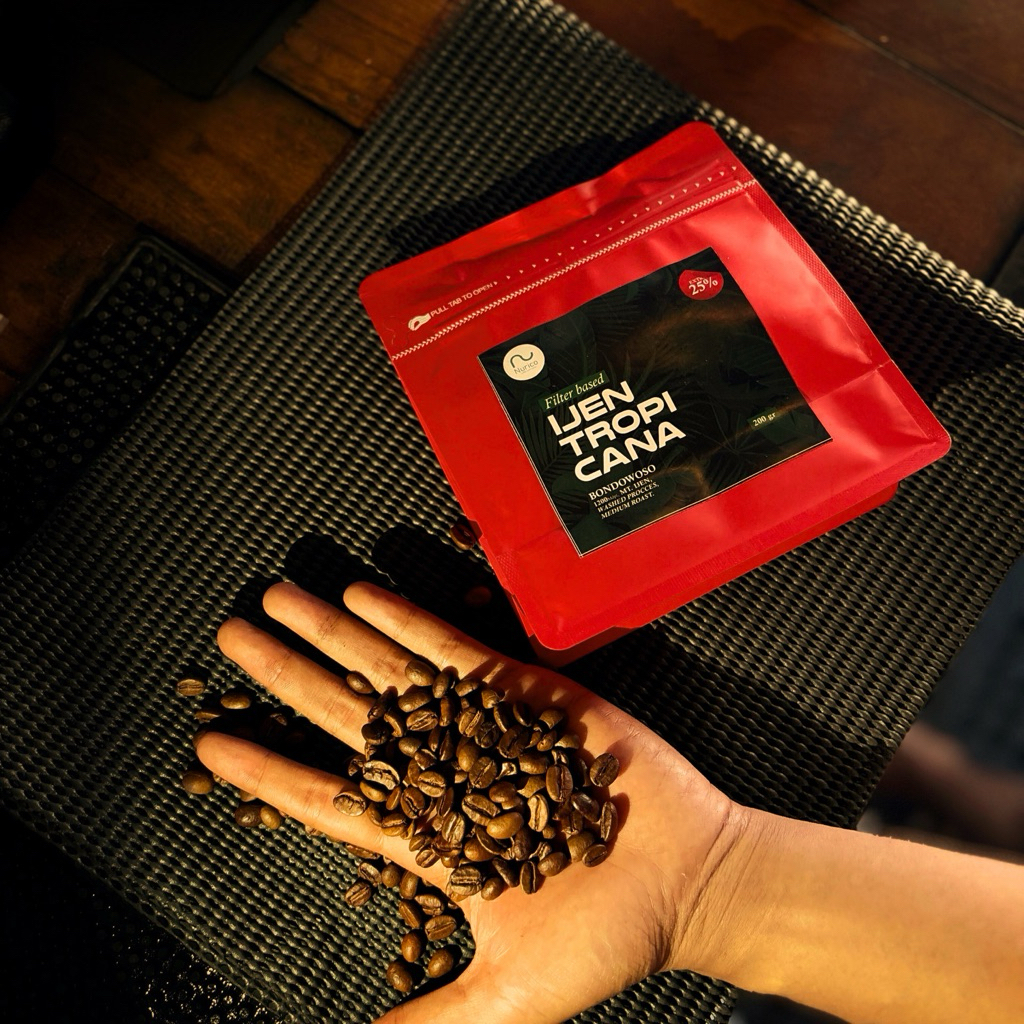 

biji kopi arabika ijen Tropicana 200gr filterbased