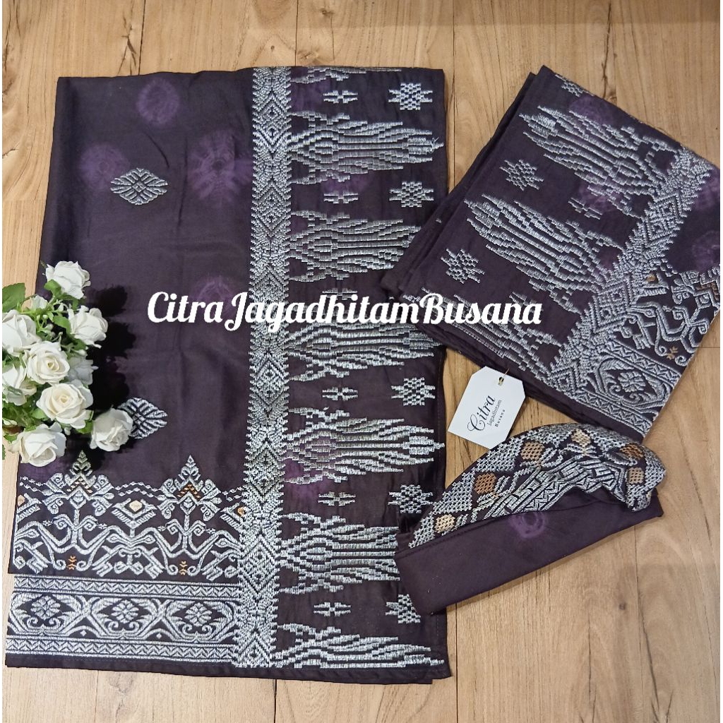 Set Couple Bordir Jumputan