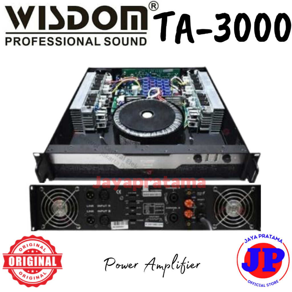 Wisdom TA-3000 Power Amplifier Original TA3000