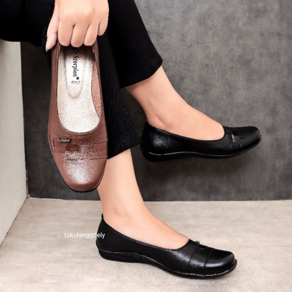 Original Scorpion 6057 Sepatu Formal/Casual Untuk Wanita