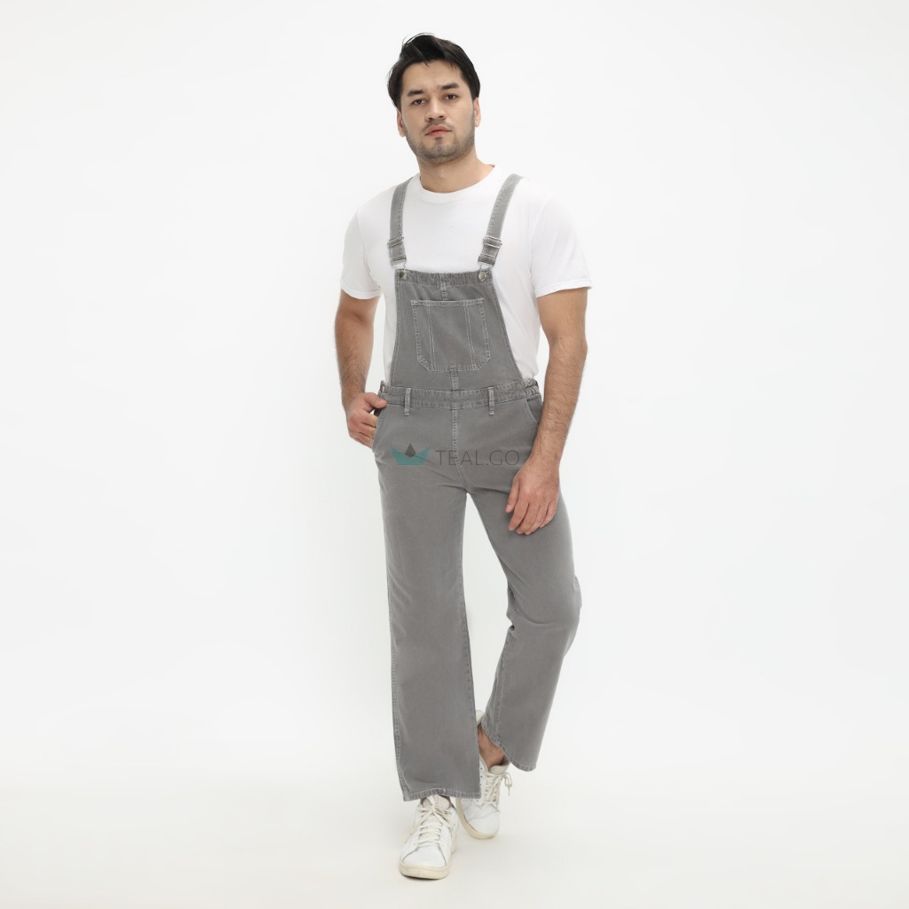 HINDIA Jumpsuit Overall Jeans Panjang Wearpack Pria / Overall Pria