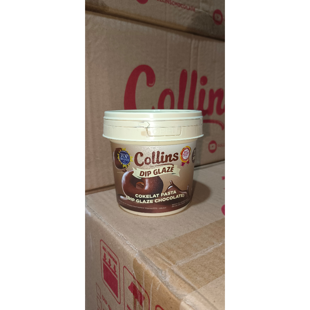 

Collins Dip Glaze 300gram Cokelat