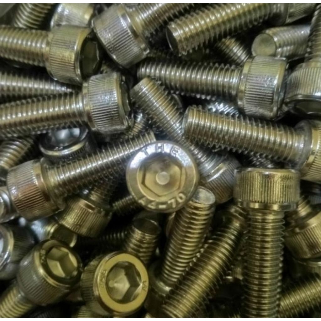 baut L stainless size M12X45 pitch 1.75