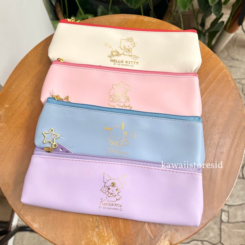 

Tempat Pensil Sanrio Simple Pensil Case Daiso Jepang Karakter Kartun My Melody Kuromi Cinamoroll Hello kitty Pochacho Perlengkapan Sekolah Lucu Unik Hadiah Gift Alat Tulis