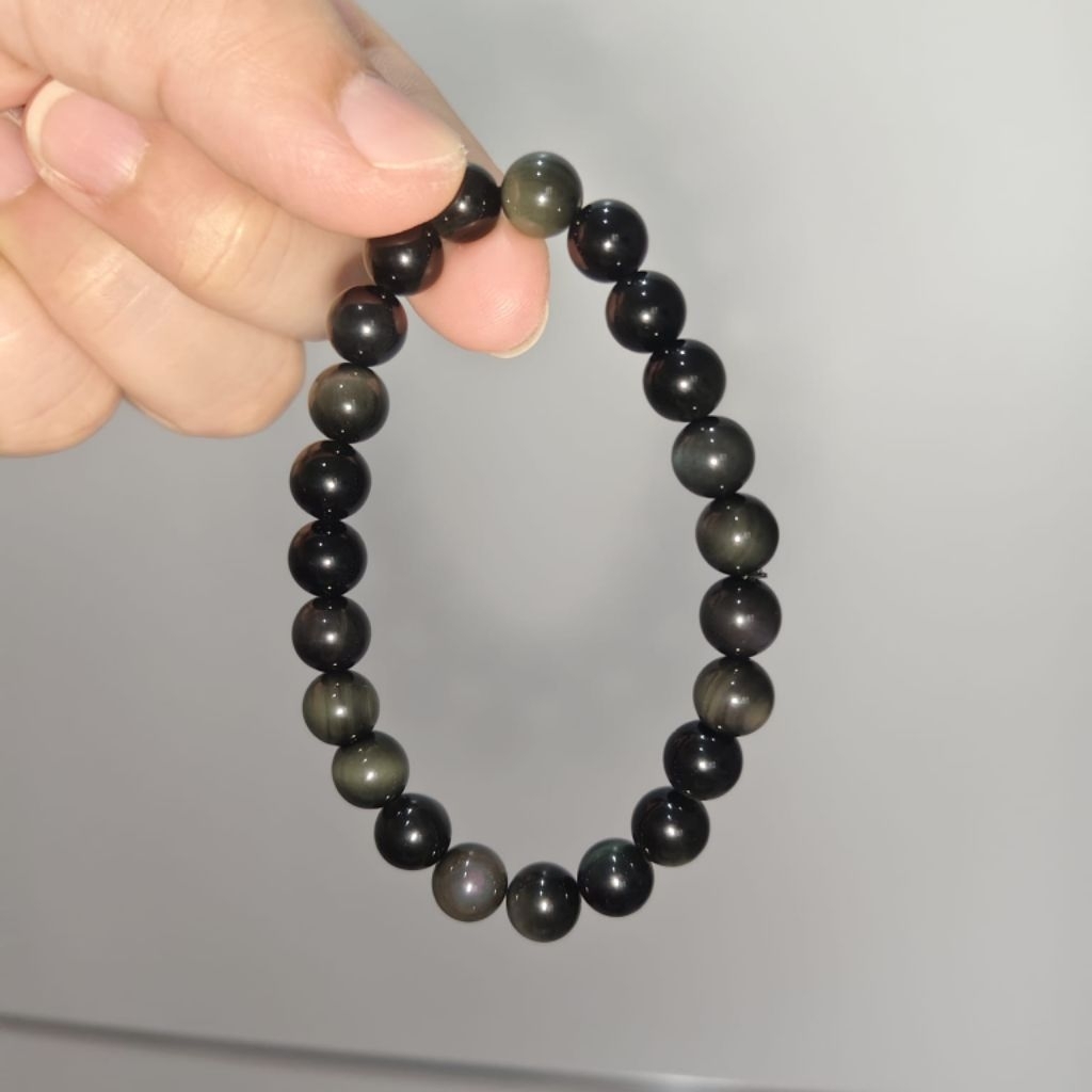 Gelang BLACK OBSIDIAN 8mm Natural stone