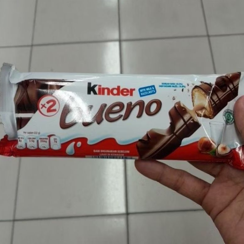

Kinder bueno chocolate ( isi 2 bar / bungkus ) IMPORT coklat 43gr