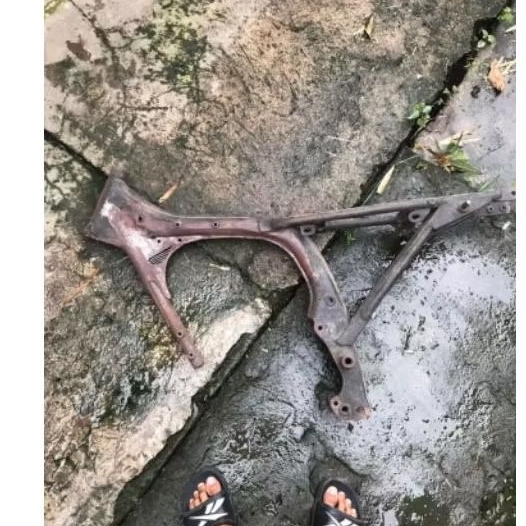 RANGKA CB ORI K2 sudah manisan depan&pnp pangkon tiger