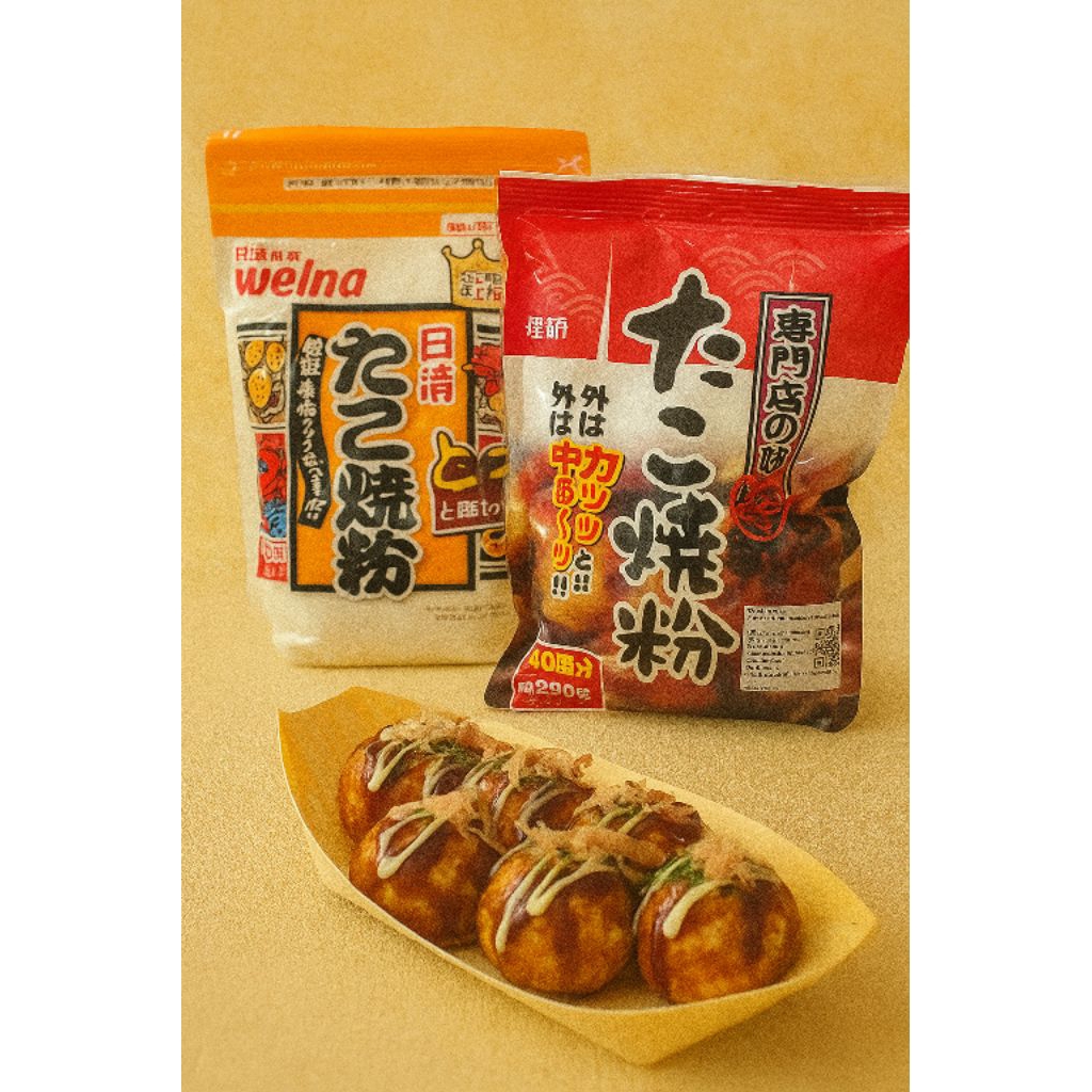 

Tepung takoyaki 500gr, 200gr