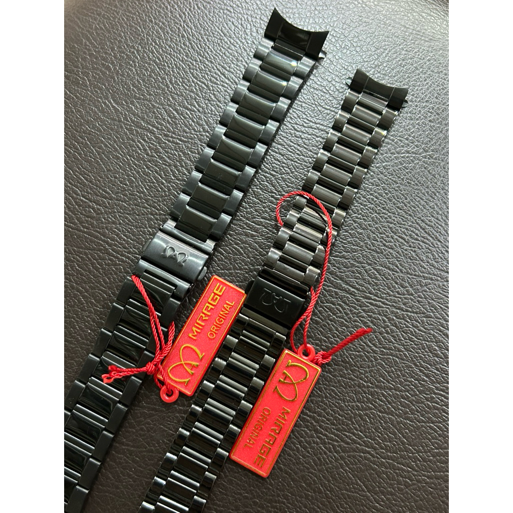 rantai jam mirage original stainless