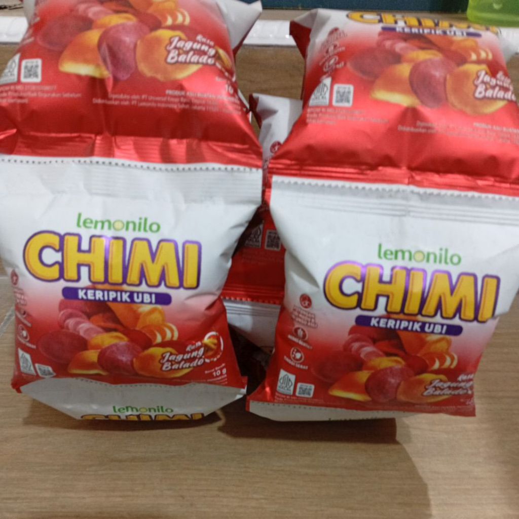 

lemonilo chimi keripik ubi rasa jagung balado 10g