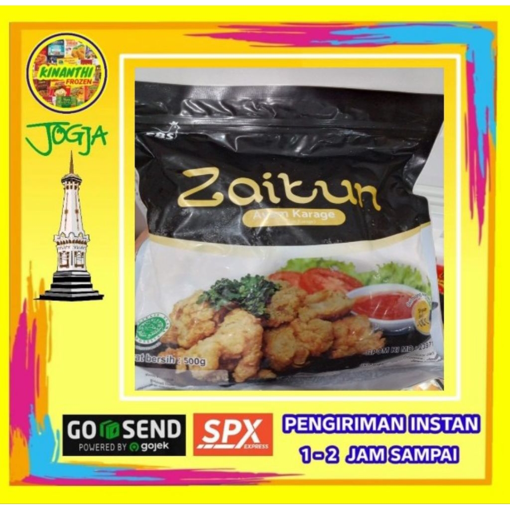 

Zaitun Ayam karage 500 gr, Jogja Frozen
