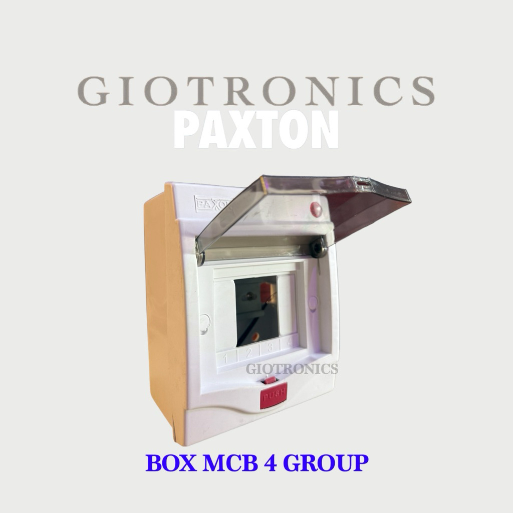 BOX MCB isi 4 GROUP PAXTON (OB/IB) KOTAK pengaman MCB Timbul / Tanam