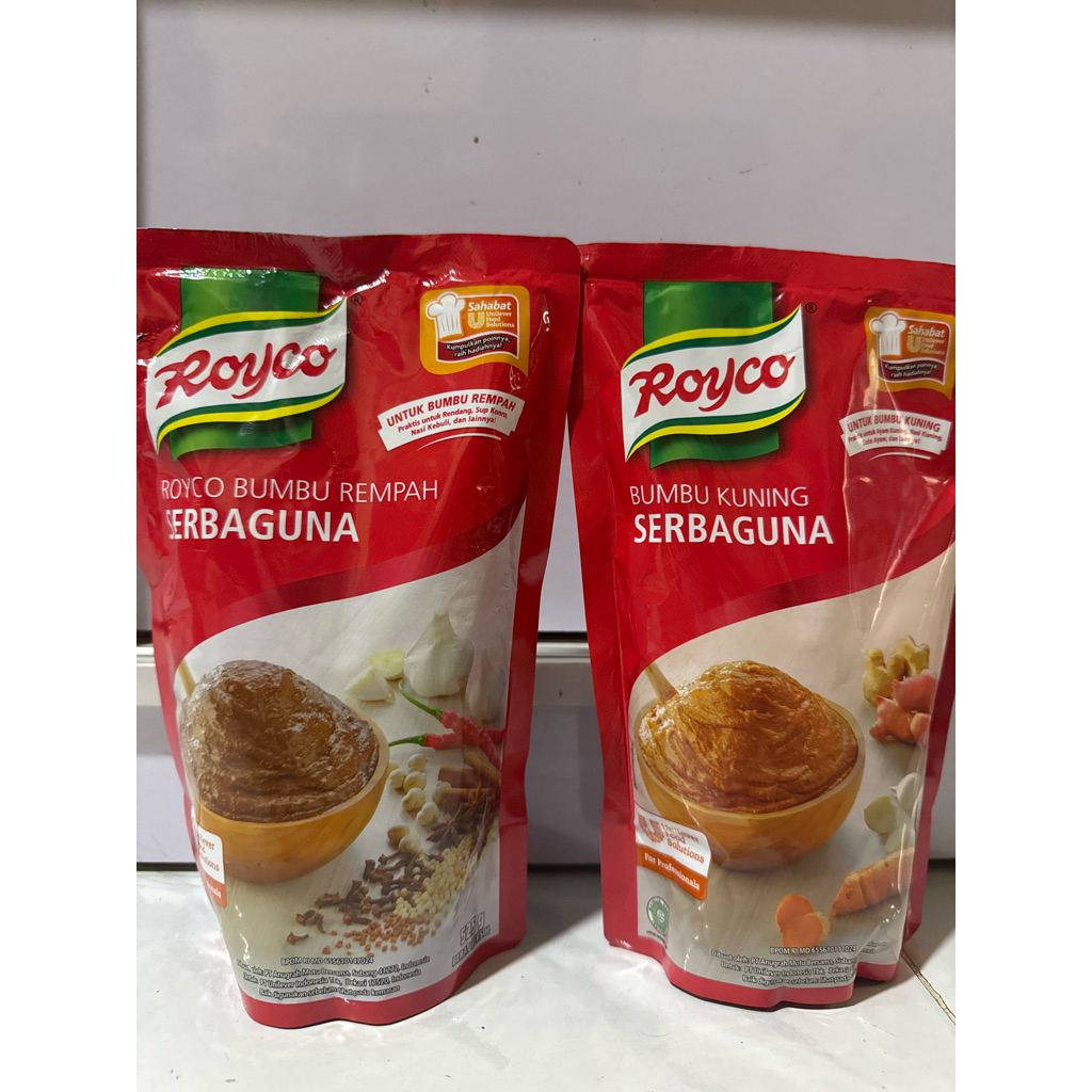

Royco Bumbu Rempah 525g / Bumbu Kuning 600 SERBAGUNA