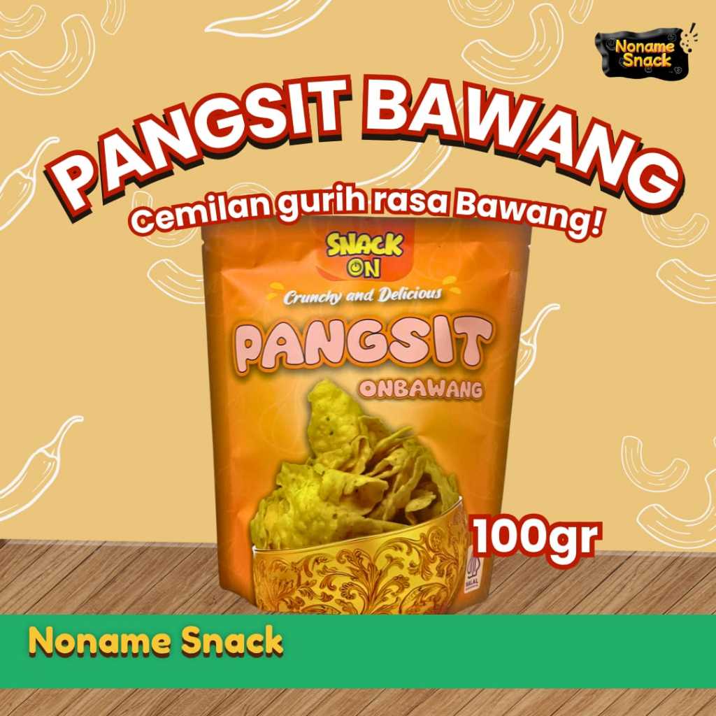 

Snack On Keripik Pangsit Bawang Original Gurih
