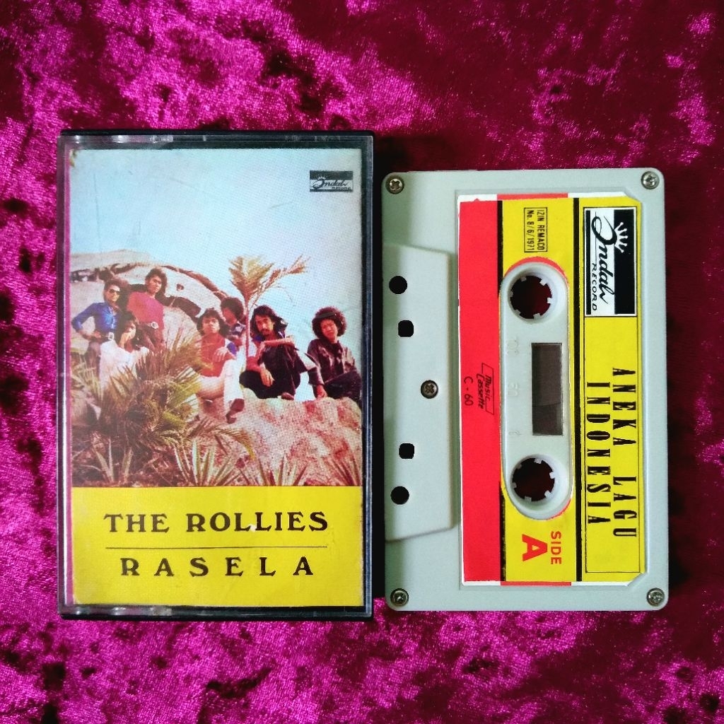 Kaset The Rollies / Rasela - Penantian / Kenangan Cinta