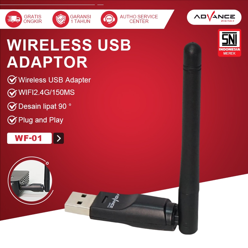 Advance Wireless USB Adapter Advance WF-01 Komputer PC Laptop Set Top Box 150Mbps USB Dongle Wifi Wi