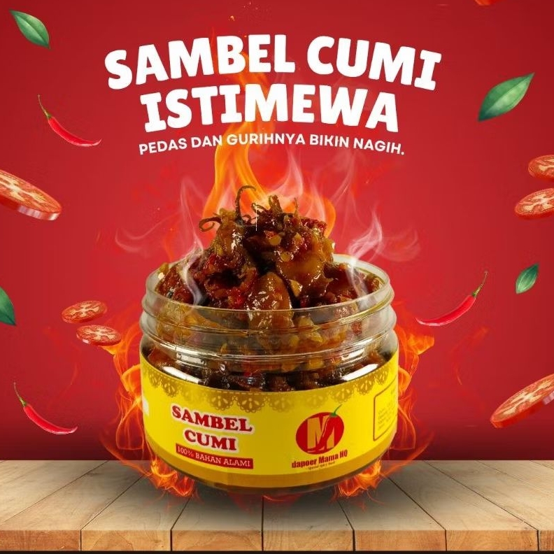 

dapoer Mama HQ ~ Sambal Cumi 200 gr