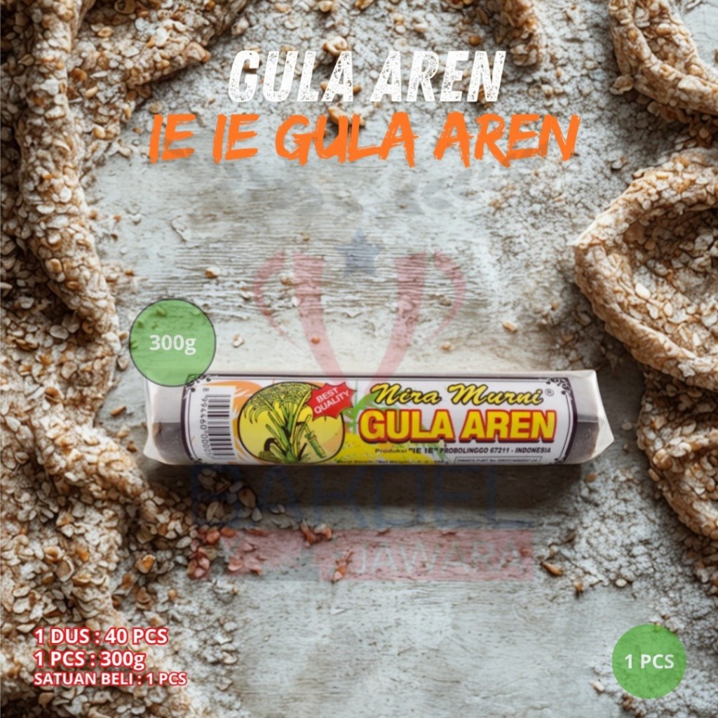 

( 1 PACK 300g ) IEIE IE IE PROBOLINGGO GULA AREN 300 g BEST QUALITY