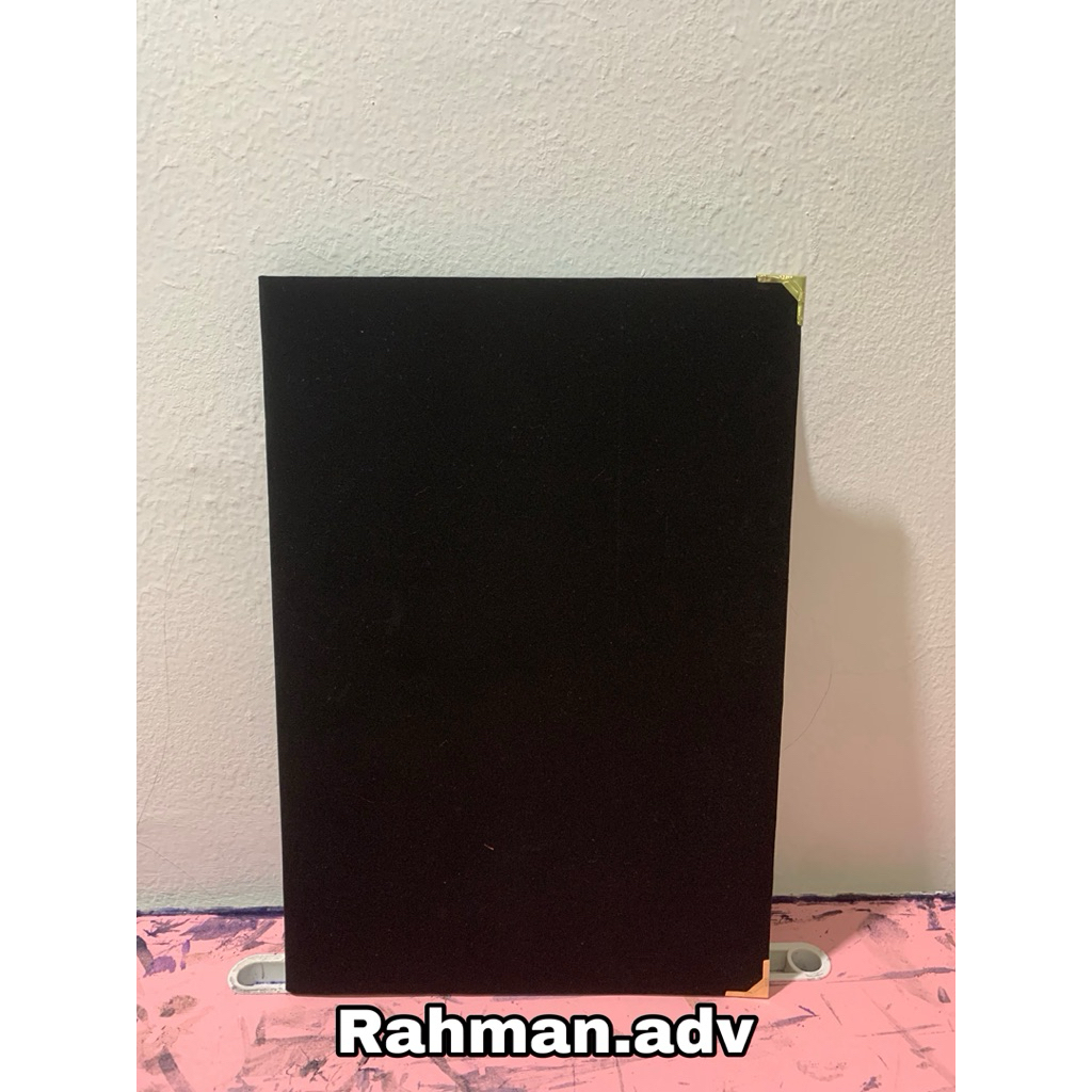 

Map Beludru Kantor A4 & F4 - Premium Elegan Arsip Dokumen Termurah