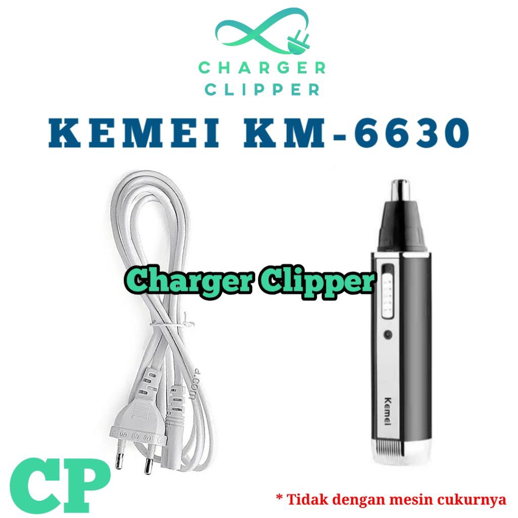Kabel Charger Kemei 6630 Pengisi Daya Mesin Cukur Kemei Charger Clipper #CP
