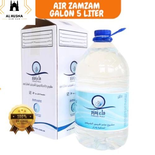 

Al Husna Air Zamzam Galon 5 Liter Asli Makkah