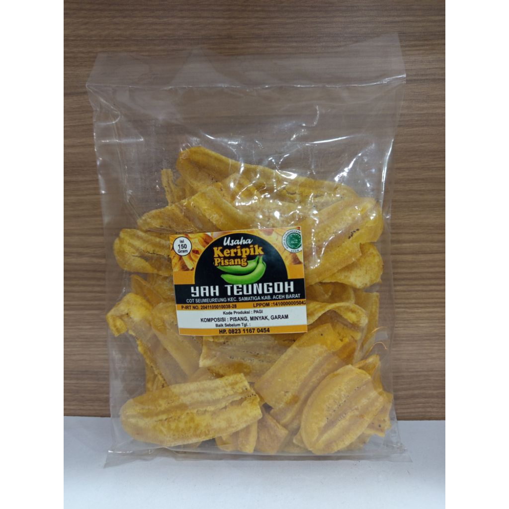 

cemilan khas aceh., keripik pisang