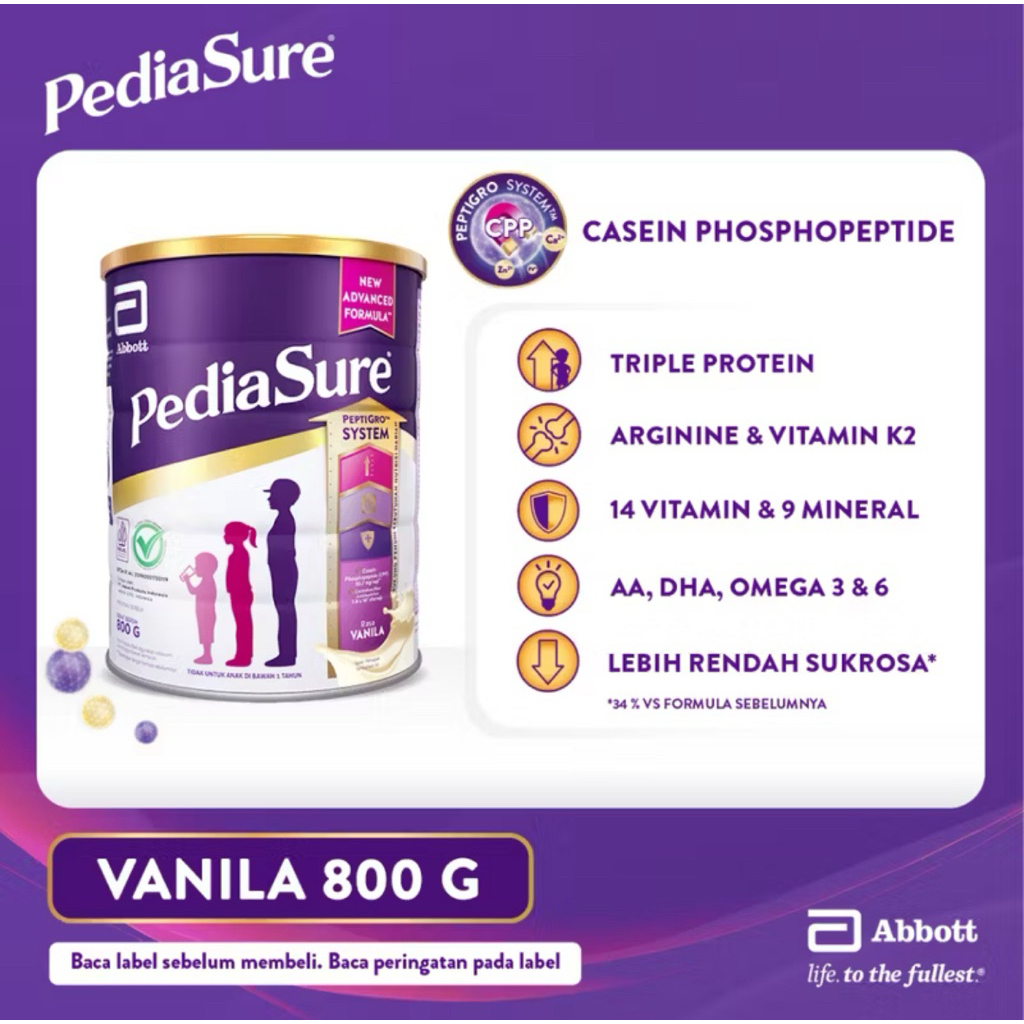 

Pediasure Peptigro Rasa Vanilla 800gr
