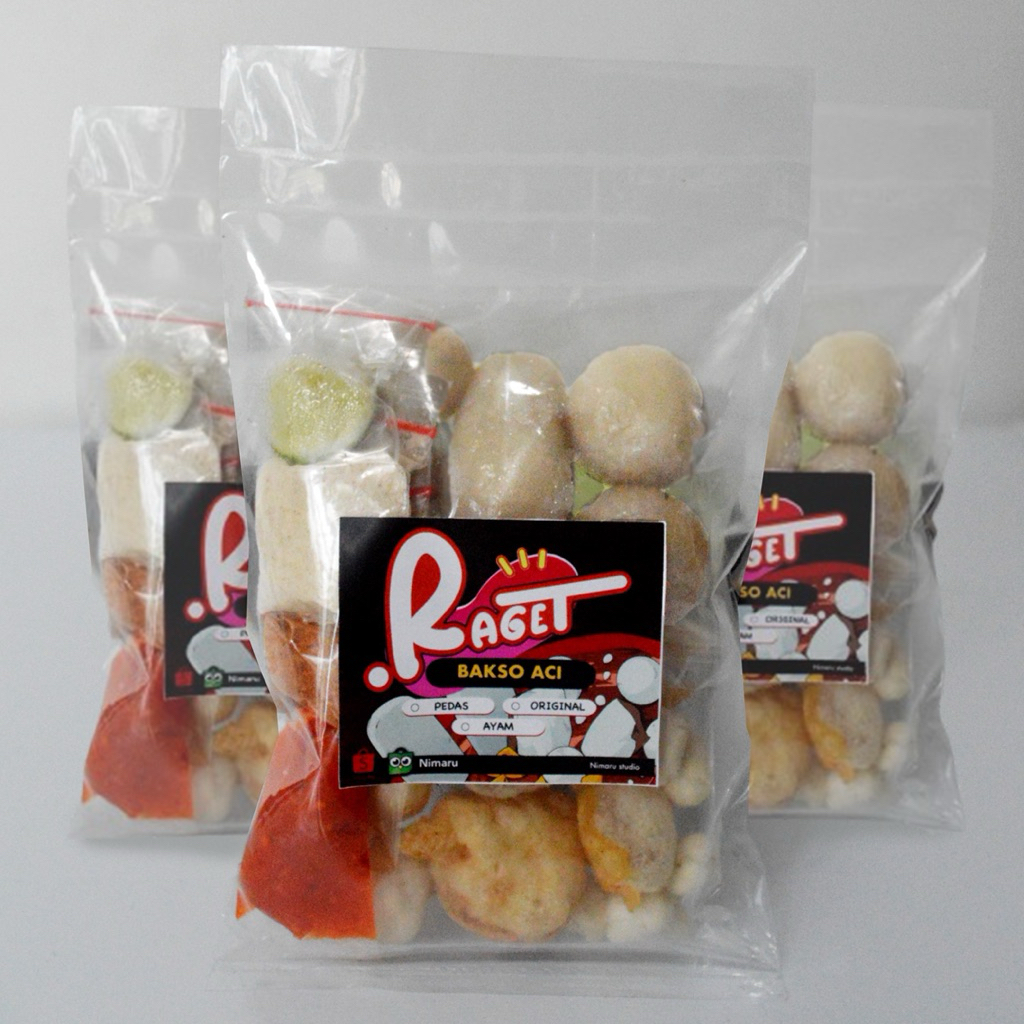 

bakso aci lezat dengan chili oil