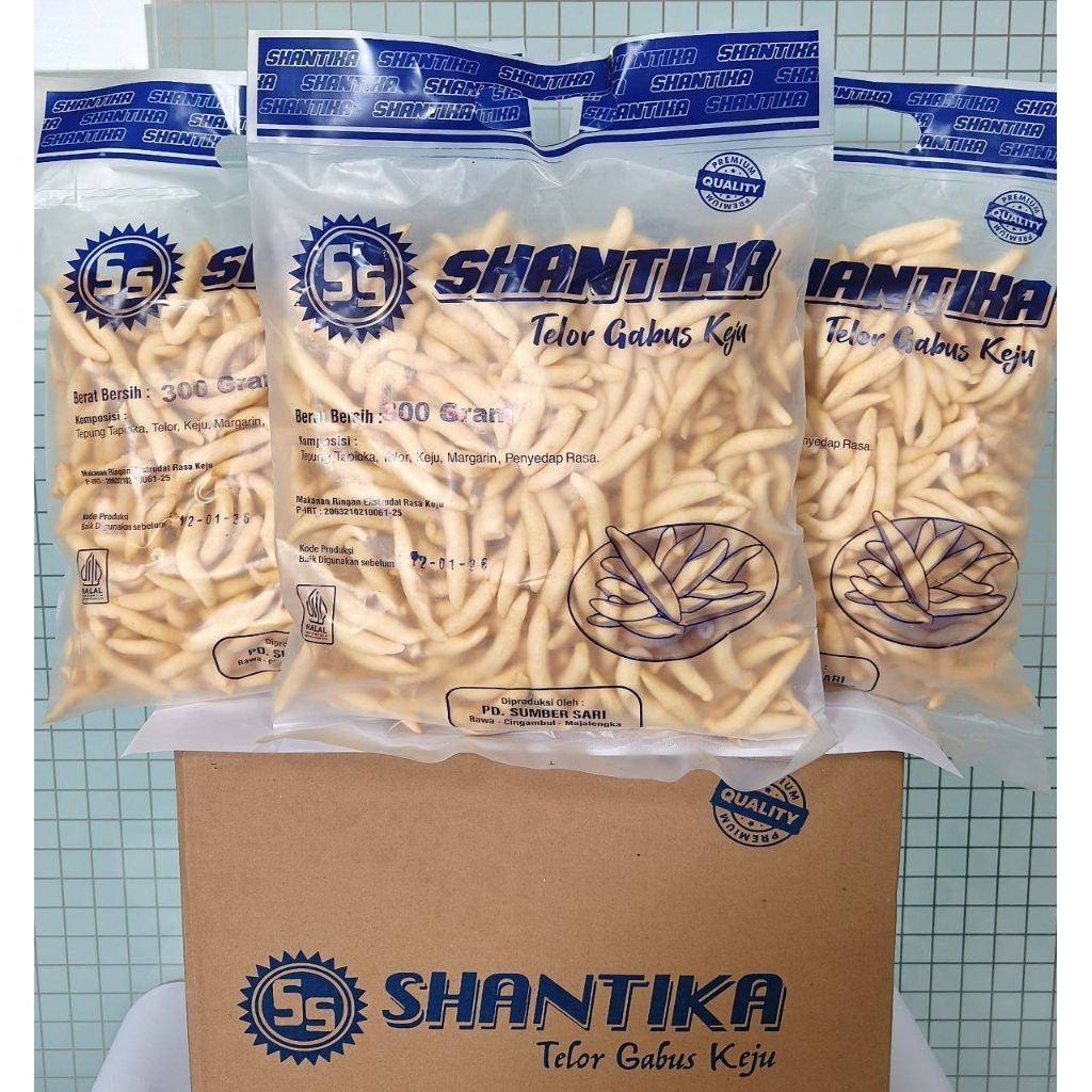 

shantika gabus keju 1 dus isi 5 pcs berat 300gram
