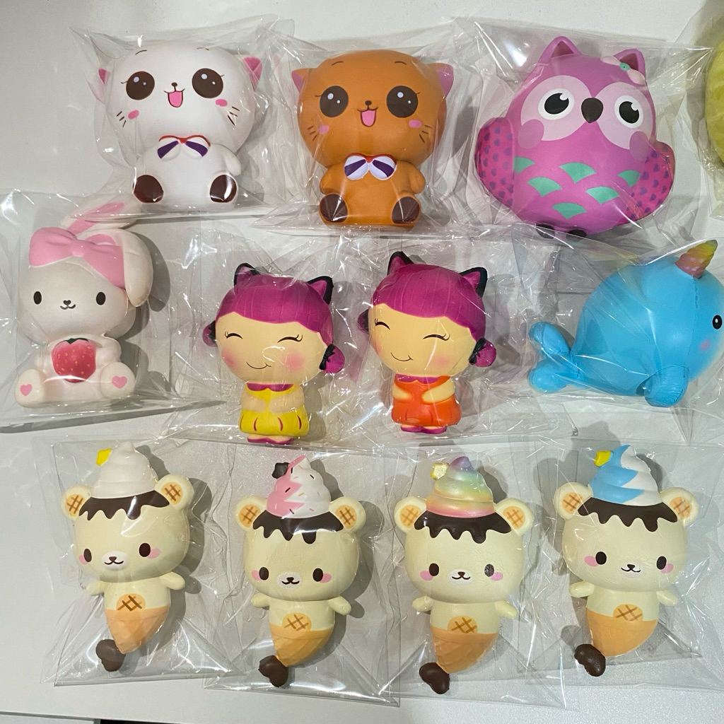 flash sale squishy campur squishy flashsale ibloom punimaru chawa bread squishy bread rare squishy r