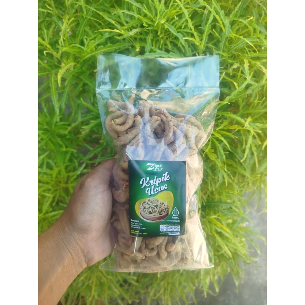 

keripik usus ayam kemasan 250gram free kaerdus