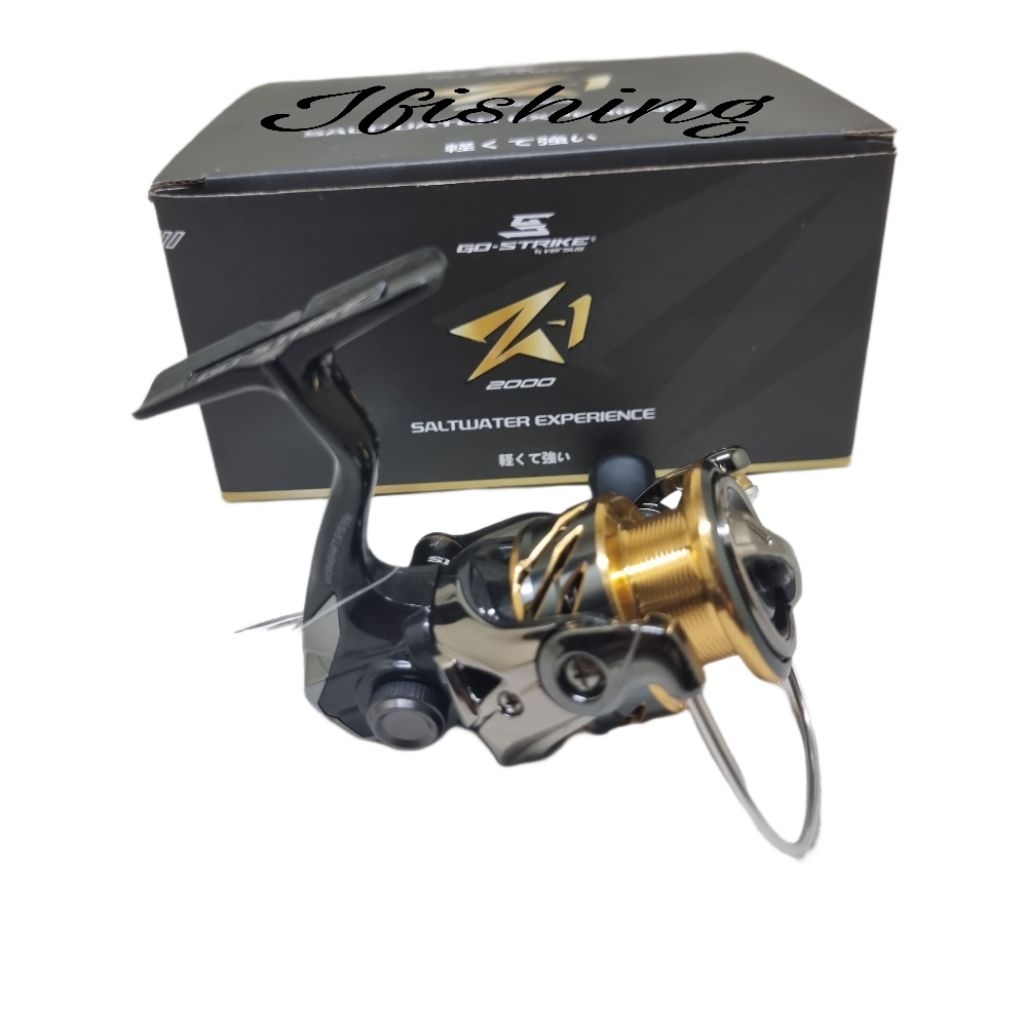 Reel Versus Go strike Z-1 1000,2000,3000,4000 Power Handle Carbon body & Rotor