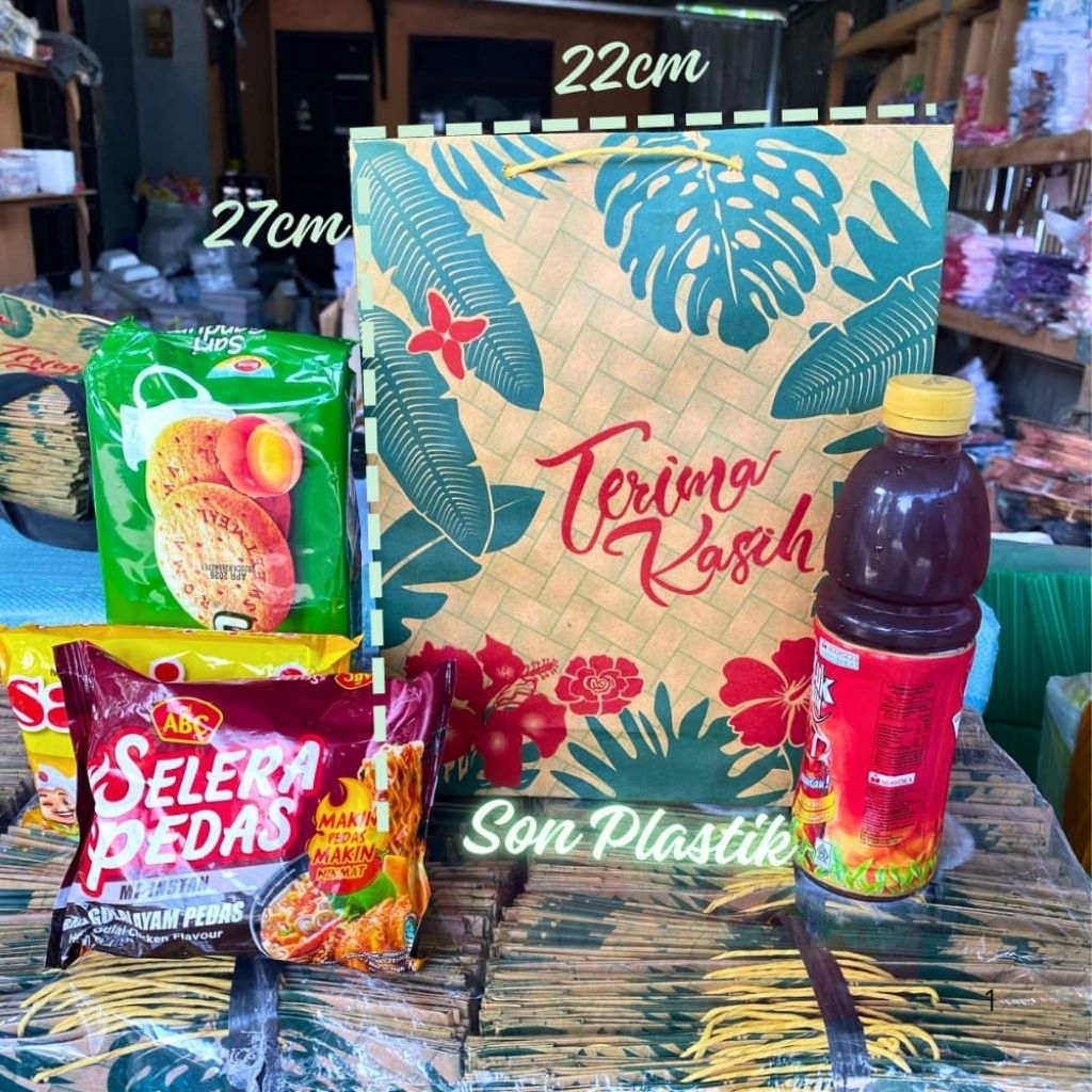 

GROSIR MURAHH !! 100 PCS PAPERBAG MOTIF BATIK (VOUCHER SHOPIE) LEBIH MURAH