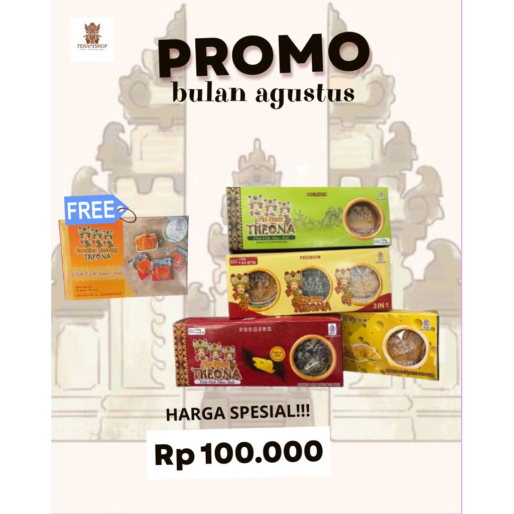 

PIE SUSU THEONA ISI 9 || OLEH OLEH KHAS BALI || FREE PACKING KARDUS DAN BUBLE WARP