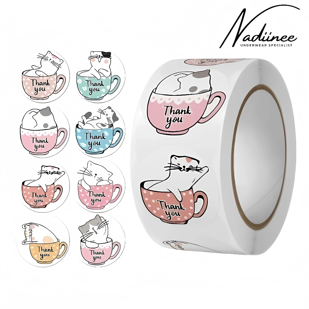 

Stiker Label Thank You Isi 500 Pcs Sticker Roll Bulat Makanan Minuman Bahan Kertas Berkualitas