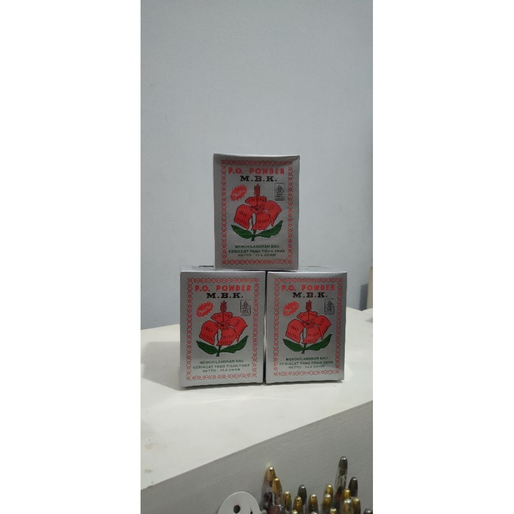 MBK powder silver 1 box isi 12
