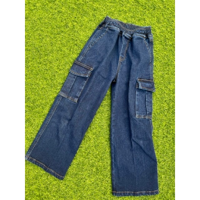 Jasper Denim cargo I Celana cargo untuk anak Cewek dan Cowok