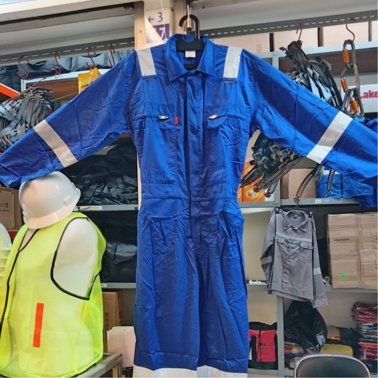 Nomex IIIA 3A Coverall Fire Retardant Original Safety Nomex - BIRU BCA, M