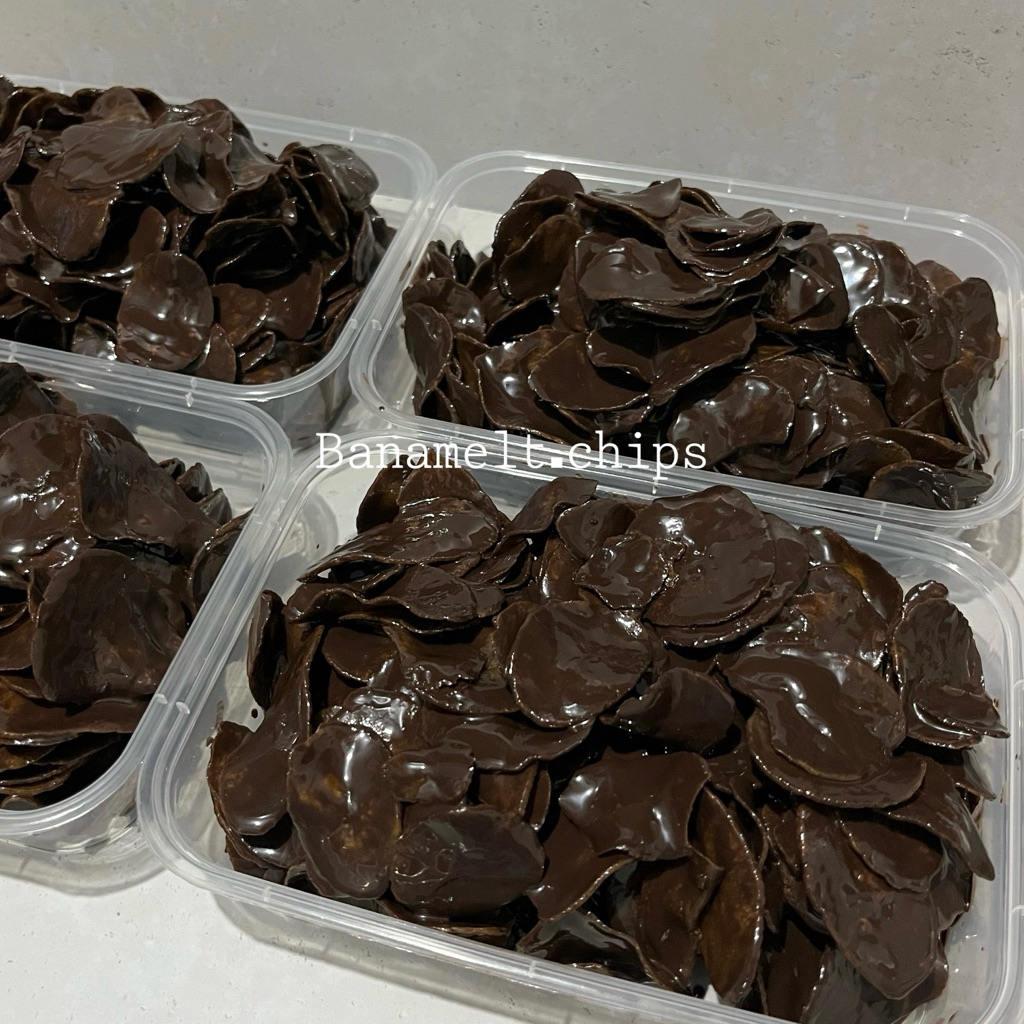 

Keripik Cokelat Lumer Rasa Coklat by Banamelt Chips Bandung | Keripik pisang renyah Lumer 200gr