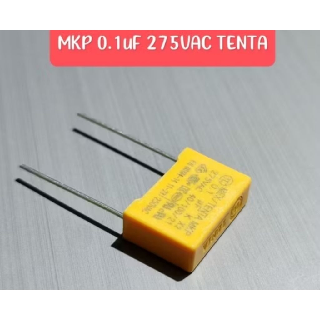 10pcs KAPASITOR MKP 0,1uf 275volt