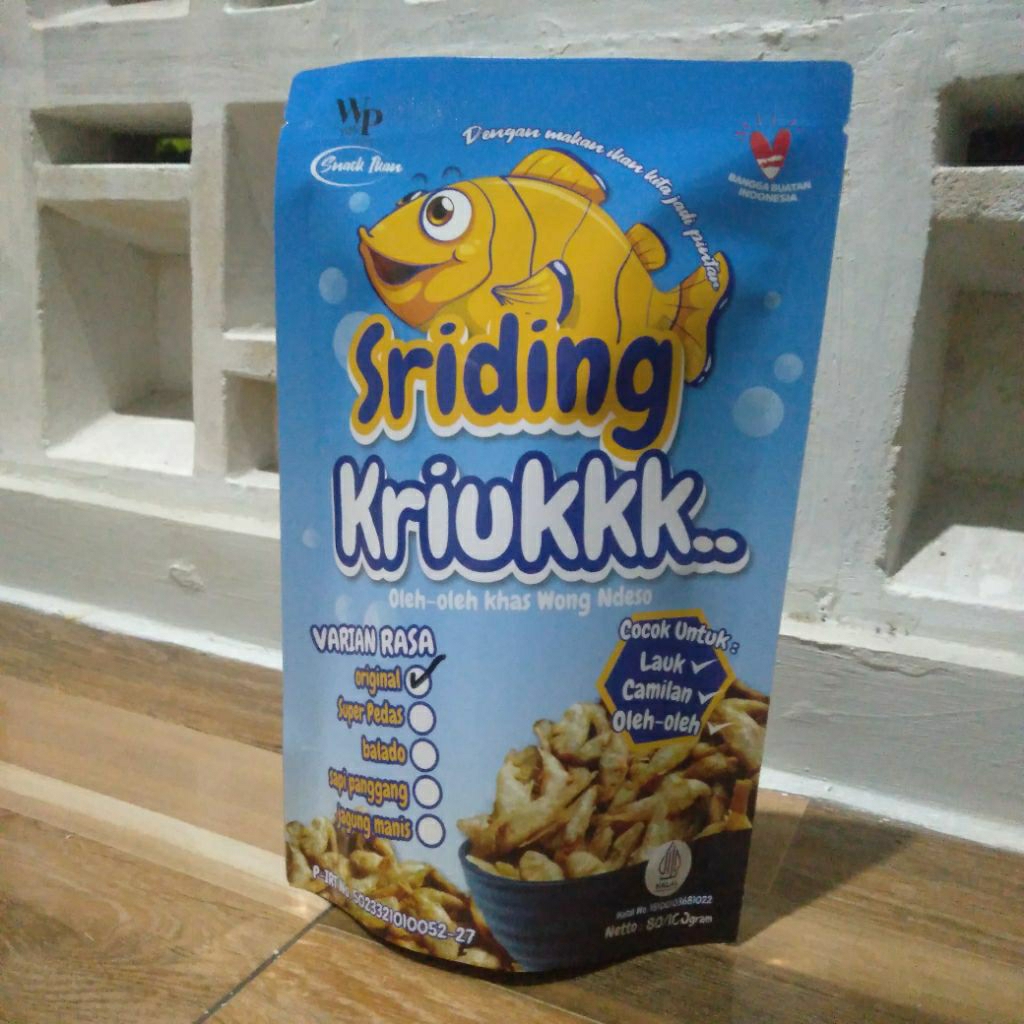 

kripik ikan crispy sriding kriuk