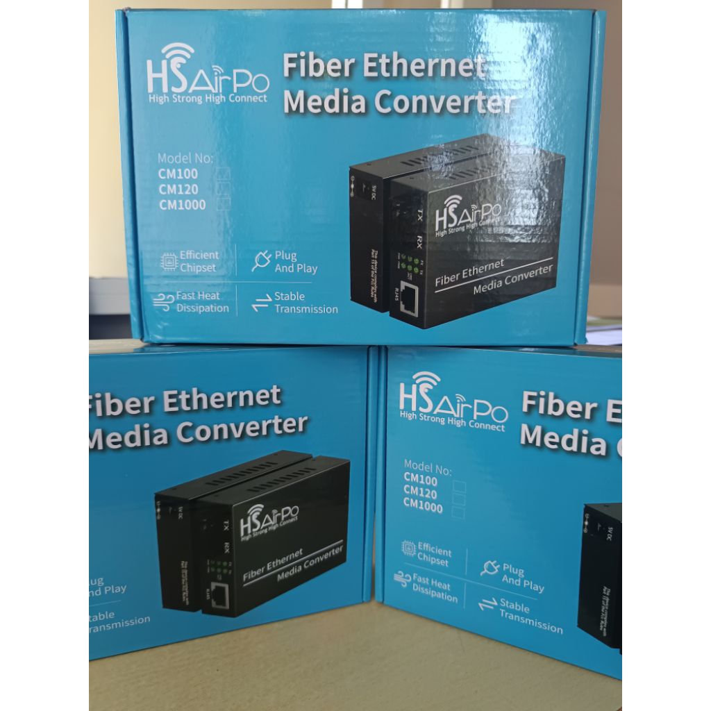 HSAirpo Media Converter CM1000 10/100/1000Mbps