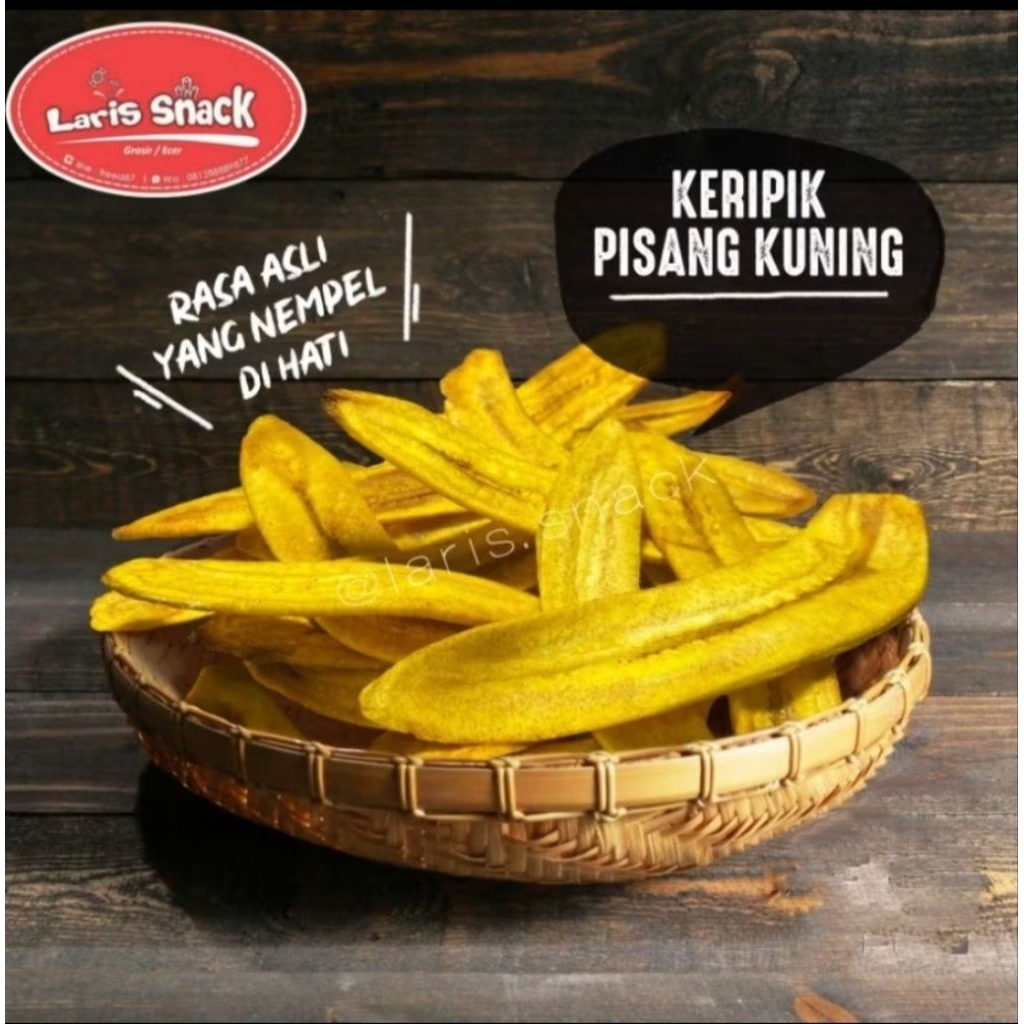 

Keripik Pisang Asin Gurih Renyah Snack Kiloan Curah