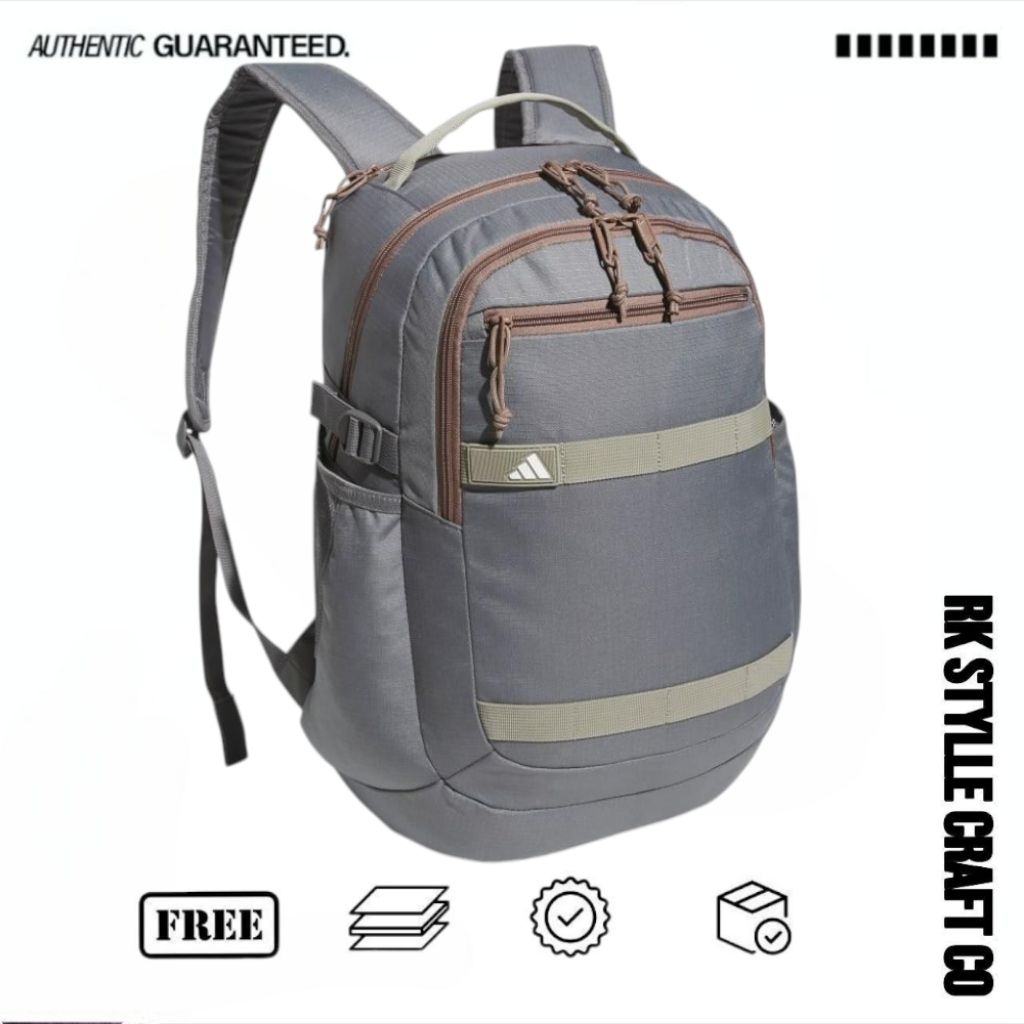 Tas Ransel | Tas Wanita | Tas Adidas Impulse Backpack Grey Silver 30L 100%Original