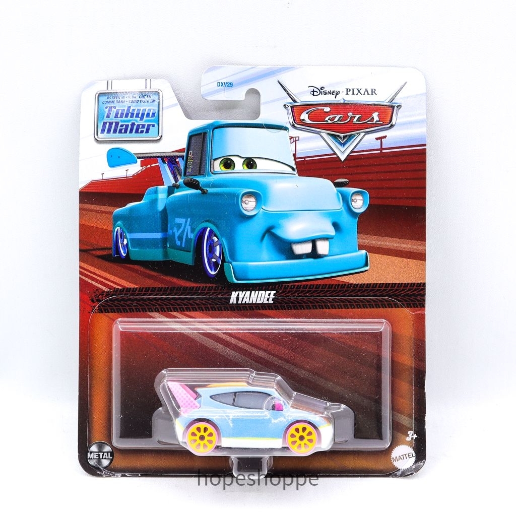 Disney Pixar Cars Kyandee Tokyo Mater Diecast Mobil Original Mattel