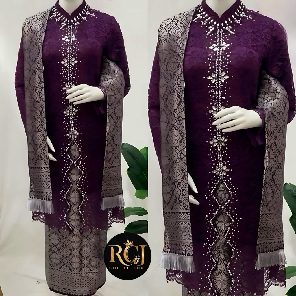 Gratong Set Kebaya Brokat Payet Yuda Kebaya Modern Kebaya Ibu Besan Kebaya Kondangan Kebaya Rcj