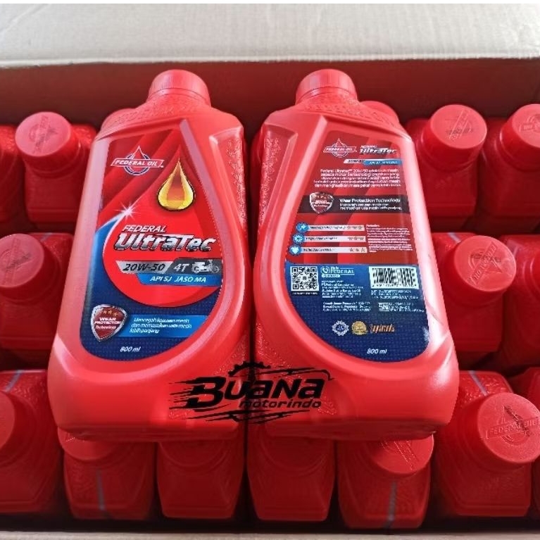 Oli Federal UT SAE 20W-50 800 ML Oli Federal Ultratec 0.8L ( 1 DUS )